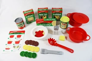 Melissa & Doug Pretend Perfect PASTA Set Play Food, Pot Kitchen Toys 58pc EXC - Picture 1 of 15