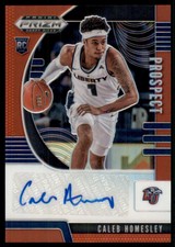 2020-21 Panini Prizm Draft Picks Prospect Autographs Red #89 Caleb Homesley/199