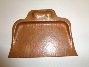 Vintage Mission Arts And Crafts gehämmertes Kupfer Krümelfänger - Bild 1 von 2