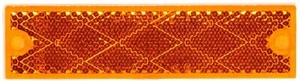 Truck-Lite 98003Y Rectangle, Yellow, Reflector, 2 Screw or Adhesive Mount - Picture 1 of 3