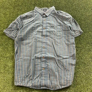 Volcom Shirt Mens Large Green Short Sleeve Skater Modern Slim Fit City Style - Picture 1 of 8