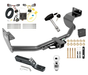 Enganche de remolque para 13-18 Hyundai Santa Fe Sport 5 pasos cableado bola y bloqueo - Imagen 1 de 8