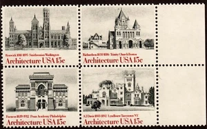 Scott 1838-1841 15¢ American Architecture MNH Free shipping in USA! - Picture 1 of 1