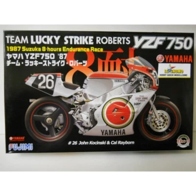 TEAM LUCKY STRIKE ROBERTS YZF750 1987 SUZUKI 8-HOURS ENDURANCE RACE FUJIMI 14136 - Immagine 1 di 4