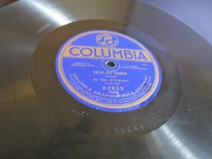 78RPM Columbia A2923 Cal Stewart - I Laughed At Wrong Time / Ticklish Ruben V V- - Picture 1 of 5