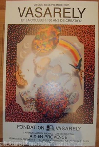 *VASARELY*FONDATION*AFFICHE*EXPO*MAMAC*MUSEE*NICE*2000* - Picture 1 of 1