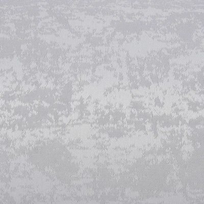 Tischdeckenstoff Damast Teflon Dekostoff schraffiert silbergrau 3,20m Breite - Bild 1 von 4