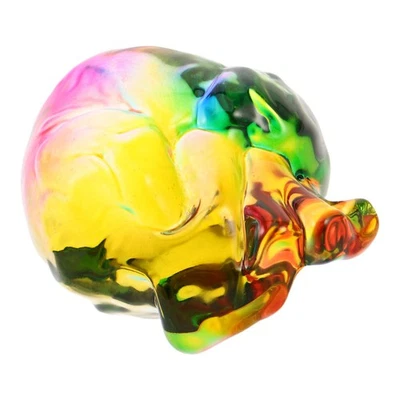Multicolor 3d Human Heart Figurine Crystal Heart Sculpture Model Home Decor - Image 1 of 4