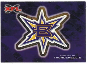 2001 Topps XFL - Pegatina Birmingham Thunderbolts - Imagen 1 de 1