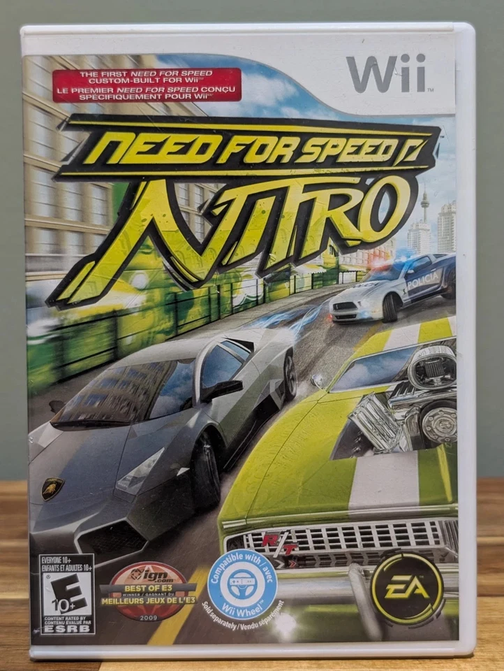 Need for Speed: Nitro (NINTENDO WII) DISC IS MINT - Image 1 of 1