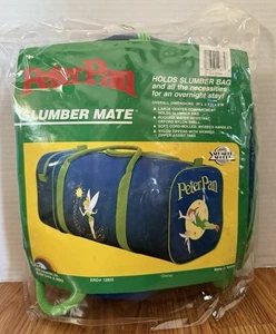 Disney Peter Pan Tinkerbell Slumber Mate Duffel Bag Vintage New Open - Picture 1 of 3