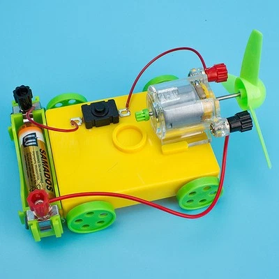 Véhicule Jouet à Assembler Pour Enfants Modèle De Voiture à Quatre Roues - Photo 1/4