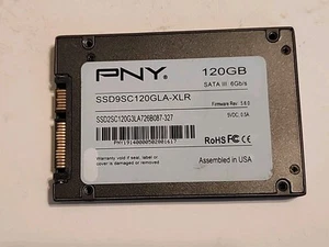 PNY 120GB SATA III 6Gb/s SSD9SC120GLA-XLR Internal Solid State Drive - Free Ship - Picture 1 of 2