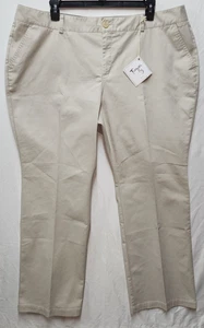 Pantalone donna Docker's gamba kaki taglia 24WM nuovo con etichetta - Foto 1 di 8