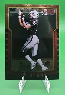 Bowman 2000 cromo - refractor #22 Tim Brown centrado limpio Foto 1 de 2