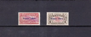 SA33b Reunion 1943, 1907 postage overprinted mint stamps - Picture 1 of 1