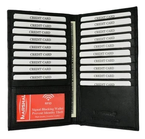 Bifold Leather RFID Blocking Wallet For Men & Women | Genuine Leather Holder ... - Picture 1 of 8