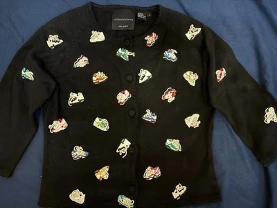 Michael Simon De Colección Raro Único Lindo Cárdigan Suéter Tenis Maratón Corredor Foto 1 de 4