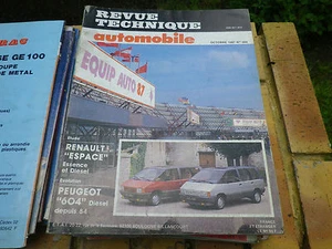 RTA 484 RENAULT ESPACE Essence et Diesel Phase I Evolution PEUGEOT 604 diesel - Picture 1 of 1