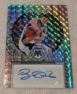2022-23 Mosaic Scripts Auto Doug McDermott Prizm  - Picture 1 of 2