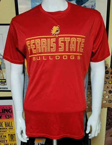 Ferris State University Bulldogs Performance T Shirt Large Big Rapids MI FSU Cover