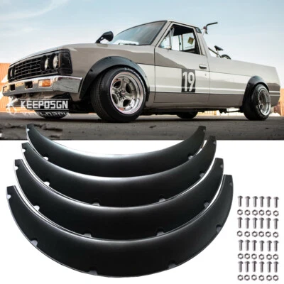 For Datsun Truck 620 720 1200 Fender Flares Extra Wide Body Kit Wheel Arches A+ - Image 1 of 4