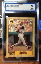 1987 topps tiffany Barry Bonds #320..Own this iconic rookie card!!!