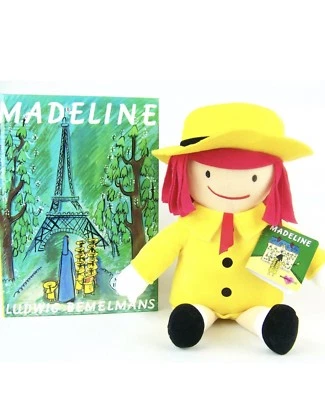 Kohl's Cares Madeline Doll Plush Soft Cloth Toy Yellow Dress (without Book) - Image 1 of 4