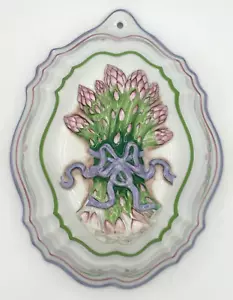 Franklin Mint Le Cordon Bleu Ceramic Mold Asparagus Wall Hanging Vintage 1986 - Picture 1 of 18