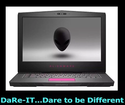 DaRe UFO Powerhouse Alienware 17 R4 + Win 11 + i7 + NVIDIA Gaming /Media Laptop - Image 1 of 4