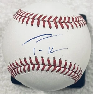 SPECTACULAR TREA TURNER TRISTAR AUTHENTICATED SIGNED NEW MAJOR LEAGUE BASEBALL - Picture 1 of 4
