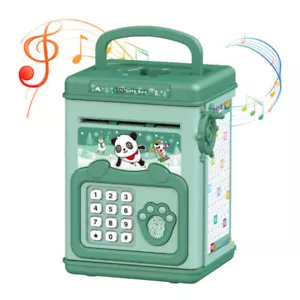 Electronic Piggy Bank ATM Password Money Coin Safe Saving Box For Kids - Picture 1 of 12