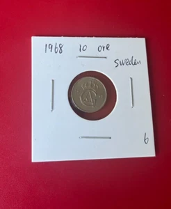 10 Öre Münze Schweden 1968 - schöne Weltmünze!!! - Bild 1 von 2