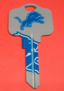 🏈 2025 NFL DETROIT LIONS KWIKSET KW1, KW10, KW11 UNCUT KEY BLANK 🏈 - Picture 1 of 2