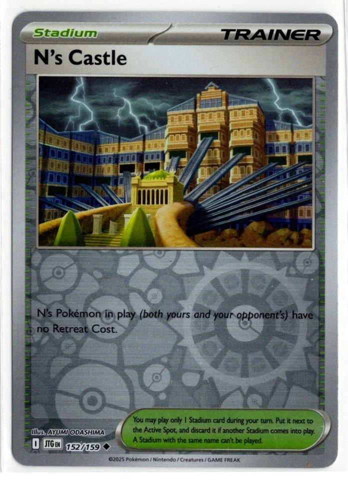 Pokemon Journey Together Reverse Holo 152/159 N's Castle - Image 1 of 1