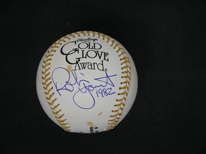 ROBIN YOUNT SIGNED OFFICIAL GOLD GLOVE AWARD BASEBALL INSCRIBED "1982" PSA COA - Picture 1 of 2
