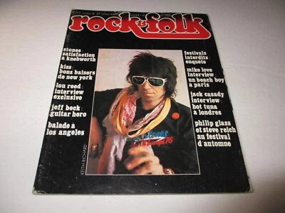 THE ROLLING STONES Rock & Folk French magazine October 1976 Lou Reed JEFF BECK - Image 1 of 4