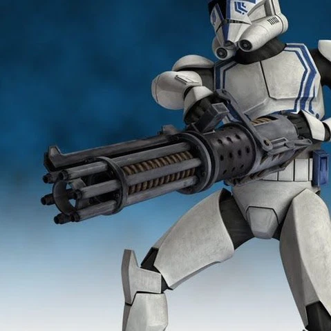 Star Wars Clone Wars Custom 3.75 Z-6 Rotary Blaster Cannon (2x) for Hasbro TVC Cover