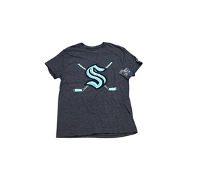 NWT NEW Seattle Kraken Men's Logo Tri Blend Shirt Size XXL 2XL - Picture 1 of 2