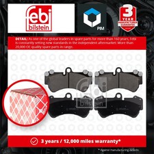 Brake Pads Set fits PORSCHE CAYENNE 92A, 9PA 3.0D Front 2009 on 95535193900 Febi
