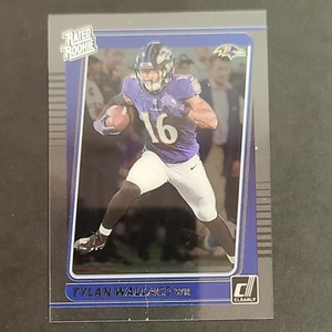 2021 Clearly Donruss Football TYLAN WALLACE Baltimore Ravens Rated Rookie #74 - Picture 1 of 10