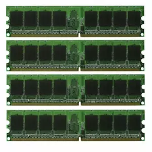 4GB 4x1GB PC2-4200 DDR2-533 NON-ECC Unbuffered 240pin DIMM Desktop Memory - Picture 1 of 1