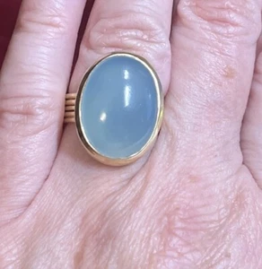 Early Julie Vos Newport Ring Size 6 Chalcedony  - Picture 1 of 8