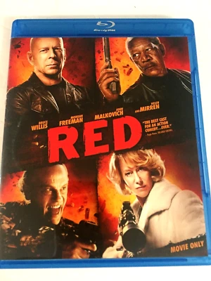 Red Blu-Ray Bruce Willis Ships  Same Day With Tracking - Image 1 of 2