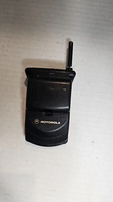 Motorola StarTAC ST 7868W Black Flip Cellular Phone Vintage - Image 1 of 4