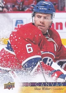 SHEA WEBER 2017-18 17-18 CUBIERTA SUPERIOR 1 LIENZO PARALELO #C46 MONTREAL - Imagen 1 de 1