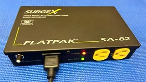 SurgeX MODEL SA-82 FlatPak 2-Outlet 120V Surge Protector - Picture 1 of 5
