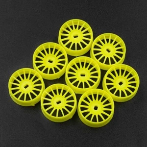 Yeah Racing WL-0167FYW Plastic Narrow Rim Set 8.5mm Yellow for 1/28 AWD Mini-Z - Picture 1 of 3