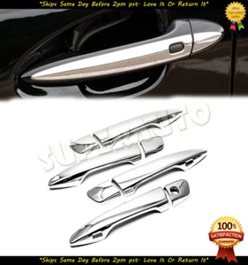 FOR LEXUS IS250+IS350+ISF SEDAN 4DR CHROME HANDLE COVERS OVERLAYS 06 07 08 09 10 - Bild 1 von 2