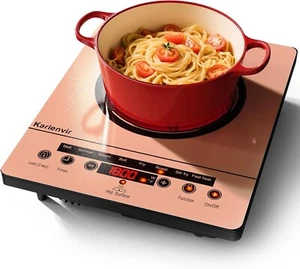 Single Burner Electric Cooktop, Portable Electrics Stove 110v with plug, Touch S - Picture 1 of 7
